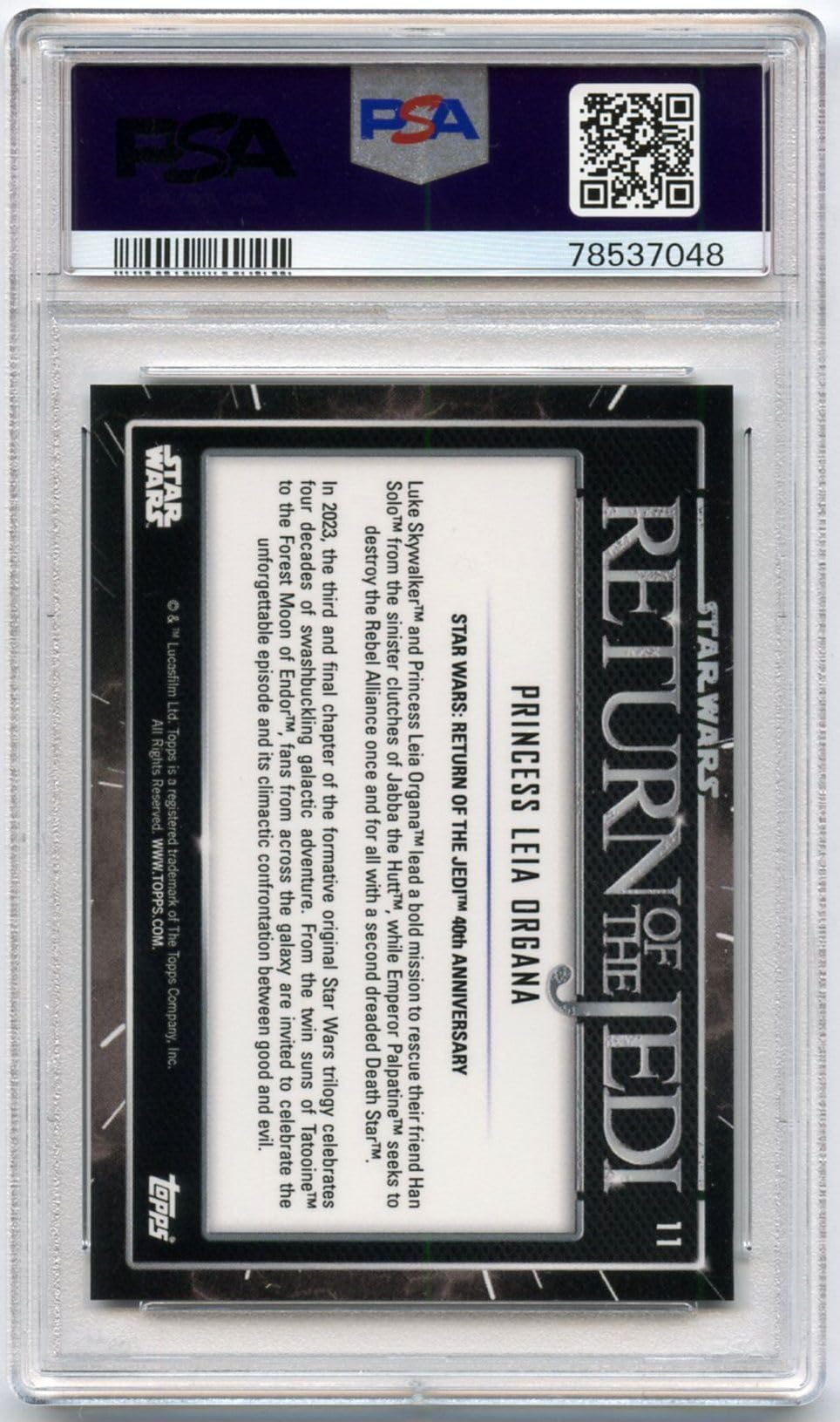 Amazon | ［PSA鑑定カード］ PSA9 MINT キャリー・フィッシャー レイア